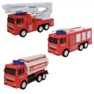Fire Truck: Hasičské auto so zotrvačníkom v rôznych variantoch 13cm
