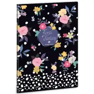 Floral Prism štvorcový zošit A/4