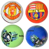Futbalová lopta s umelej kože s krížovým vzorom 23 cm