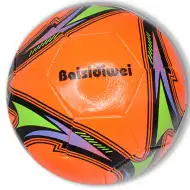 Futbalová lopta z umelej kože v neónových farbách 23cm
