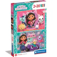 Gábinin kúzelný domček Supercolor 2x20ks puzzle - Clementoni
