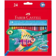 Faber-Castell: Rybky -  akvarelové farebné ceruzky 2ks 