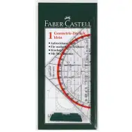 Faber-Castell: Trojhranné pravítko s uhlomerom