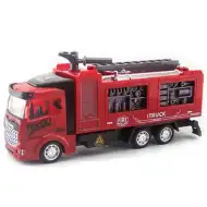 Hasičské vozidlo s naťahovacím pohonom, so svetlom a zvukom 1/48