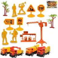 Heavy Duty: Stavebná hra s autíčkami so zotrvačníkom a príslušenstvom