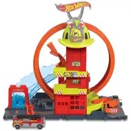 Hot Wheels City: Hasičská stanica, hrací set - Mattel