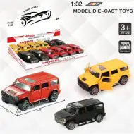 Hummer naťahovacie kovové autíčko vo viacerých variantoch 1/32