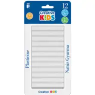 ICO: Creative kids prírodná plastelína 12 dielny 165g set