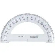 ICO: Koh-I-Noor priesvitný uhlomer 180/100