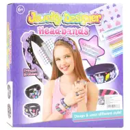 Jewelry Designer: Headbands set na výrobu čelenky s farebnými korálkami a príslušenstvom