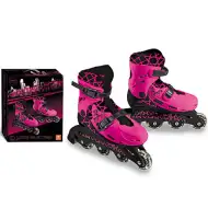 Kolieskové korčule v ružovo-čiernej farbe 33-36 - Mondo toys