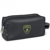 Lamborghini zeleno-sivá kozmetická taška
