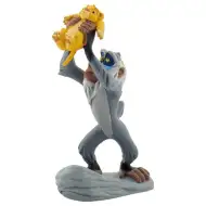 Leví kráľ hracia figúrka Rafiki s mláďaťom Simbou - Bullyland