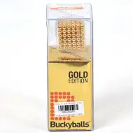 Magnetické guľky zlatej farby 5mm 216ks