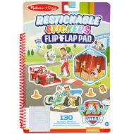 Melissa &amp; Doug: Tlapková Patrola Klasická akcia Opakovane použiteľný zošit s nálepkami