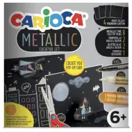 Metallic 17 dielny kreatívny set - Carioca