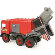 Middle Truck: Odpadové auto 43 cm červené - Wader