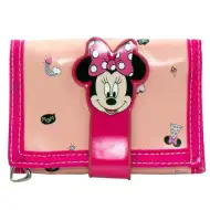 Minnie Mouse marhuľovo-ružová otvárateľná peňaženka 13x8x26cm