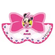 Párty masky Minnie ružové 6ks/bal