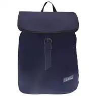 Musr: Modrá školská taška s prackou, batoh 22x11x31cm