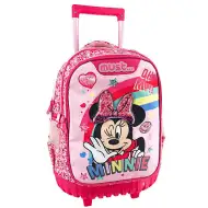 Must... Minnie Mouse školská taška s tromi priehrdkami a kolesami, batoh
