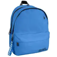 Must: Modrá zaoblená školská taška so štyrmi priehradkami 32x19x42cm