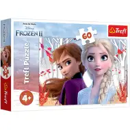 Ľadové kráľovstvo 2: Čarovné dobrodružstvo Anny a Elzy 60 ks puzzle - Trefl