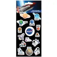 NASA sada 3D vypuklých nálepiek na hárku 10x22cm