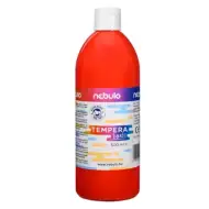 Nebulo: Červená tekutá tempera vo fľaši 500ml