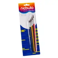 Nebulo: Štetec s maľovanou drevenou rukoväťou (2-4-6-8-10)