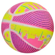 Neónová gumová lopta s basketbalovým vzorom 22 cm vo viacerých verziách