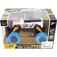 Off-Road naťahovacie biele terénne vozidlo 1/32