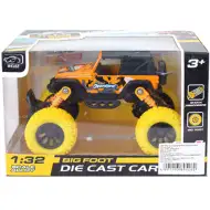 Off-Road naťahovacie červené terénne vozidlo 1/32