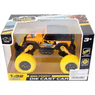 Off-Road naťahovacie žlté terénne vozidlo 1/32