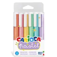 Pastelové fixky 6 dielny set 4,5 mm - Carioca