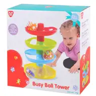 Playgo: Baby guľôčková dráhová veža s tromi guľkami