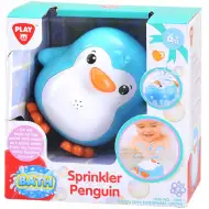 Playgo: Modrý tučniak striekajúci vodu hračka do kúpeľa
