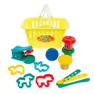 Playgo: Plastelínový set v nákupnom košíku