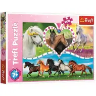 Prekrásne kone 200 ks puzzle - Trefl