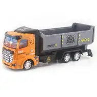 Prepravné nákladné auto s naťahovacím pohonom, so svetlom a zvukom 1/48