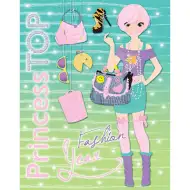 Princess TOP - Fashion year zošit s nálepkami