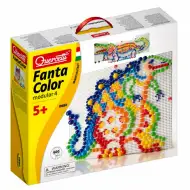Quercetti: Mozaika FantaColor modular 4 - Dinosaurus 600 kolíčkov