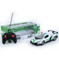 RC Lamborghini policajné športové auto na diaľkové ovládanie 1/16, so svetelnými efektmi
