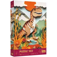 Ríša dinosaurov Dobrodružstvá T-Rexa 160-dielne puzzle - Trefl