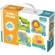 Safari zvieratá baby puzle set - Trefl