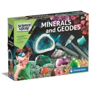 Science&amp;Play:Kryštály a geódy vedecký hrací set - Clementoni
