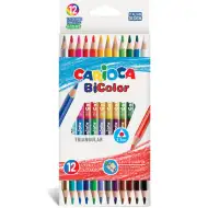 Set farebných obojstranných ceruziek 12ks 24 farieb - Carioca