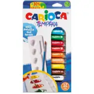 Set temperových farieb 12x10ml - Carioca
