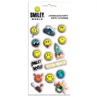 Smiley 3D set vypuklých nálepiek na hárku 10x22cm