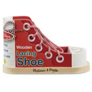 Šnurovanie topánok drevená zručná hra - Melissa &amp; Doug